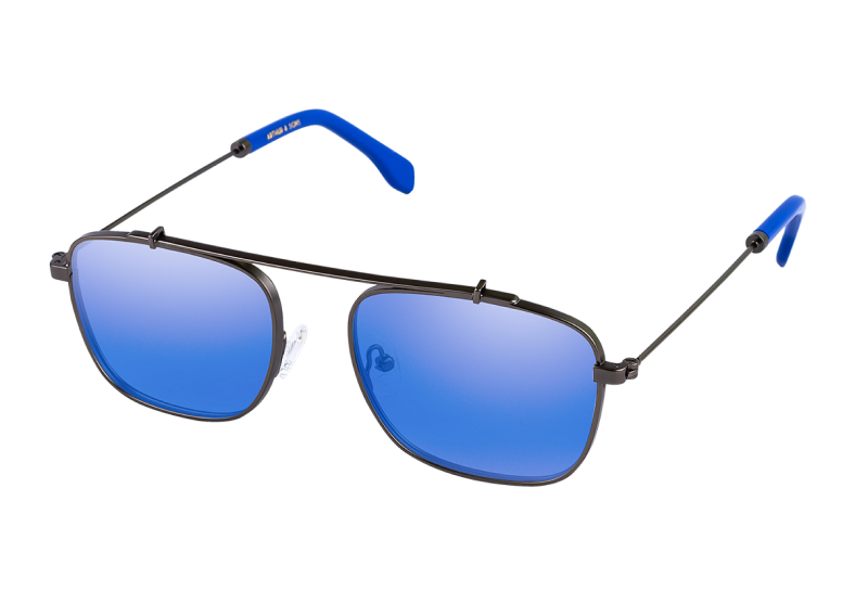 Optical product — sunglasses on a white background.